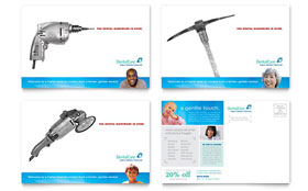 Dental Care Postcard Template - Word, Publisher, InDesign, Illustrator, Pages, QuarkXPress, CorelDraw