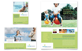 Healthcare Management Flyer & Ad Template - Word, Publisher, InDesign, Illustrator, Pages, QuarkXPress, CorelDraw