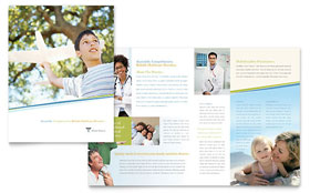 Family Physician Brochure Template - Word, Publisher, InDesign, Illustrator, Pages, QuarkXPress, CorelDraw