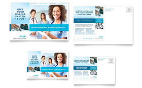 Medical Billing & Coding Postcard Template - Word, Publisher, InDesign, Illustrator, Pages, QuarkXPress, CorelDraw