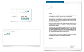 Medical Billing & Coding Business Card & Letterhead Template - Word, Publisher, InDesign, Illustrator, Pages, QuarkXPress, CorelDraw