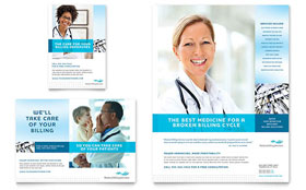 Medical Billing & Coding Flyer & Ad Template - Word, Publisher, InDesign, Illustrator, Pages, QuarkXPress, CorelDraw