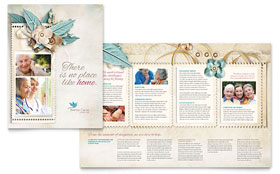 Hospice & Home Care Brochure Template - Word, Publisher, InDesign, Illustrator, Pages, QuarkXPress, CorelDraw