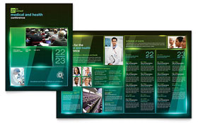 Medical Conference Brochure Template - Word, Publisher, InDesign, Illustrator, Pages, QuarkXPress, CorelDraw
