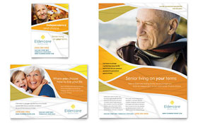 Assisted Living Flyer & Ad Template - Word, Publisher, InDesign, Illustrator, Pages, QuarkXPress, CorelDraw