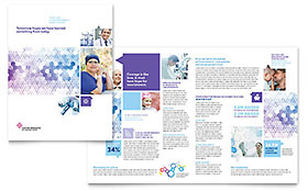 Cancer Treatment Brochure Template - Word, Publisher, InDesign, Illustrator, Pages, QuarkXPress, CorelDraw