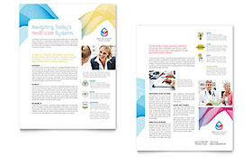 Insurance Consulting Datasheet Template - Word, Publisher, InDesign, Illustrator, Pages, QuarkXPress, CorelDraw