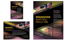 Rehab Center Flyer & Ad Template - Word, Publisher, InDesign, Illustrator, Pages, QuarkXPress, CorelDraw