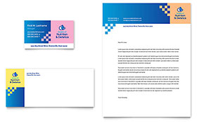 Dietitian Business Card & Letterhead Template - Word, Publisher, InDesign, Illustrator, Pages, QuarkXPress, CorelDraw