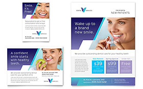 Dentist Flyer & Ad Template - Word, Publisher, InDesign, Illustrator, Pages, QuarkXPress, CorelDraw