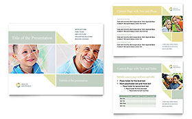 Health Insurance Presentation Template - PowerPoint
