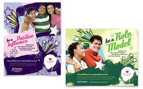 Child Advocates Poster Template - Word, Publisher, InDesign, Illustrator, Pages, QuarkXPress, CorelDraw