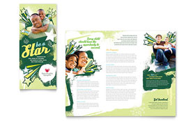 Child Advocates Trifold Brochure Template - Word, Publisher, InDesign, Illustrator, Pages, QuarkXPress, CorelDraw