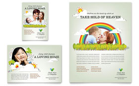 Foster Care & Adoption Flyer & Ad Template - Word, Publisher, InDesign, Illustrator, Pages, QuarkXPress, CorelDraw