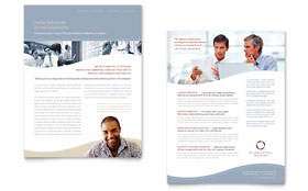 Marketing Consulting Group Datasheet Template - Word, Publisher, InDesign, Illustrator, Pages, QuarkXPress, CorelDraw