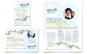 Job Expo & Career Fair Flyer & Ad Template - Word, Publisher, InDesign, Illustrator, Pages, QuarkXPress, CorelDraw