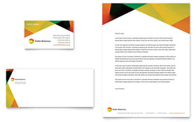 Public Relations Company Business Card & Letterhead Template - Word, Publisher, InDesign, Illustrator, Pages, QuarkXPress, CorelDraw
