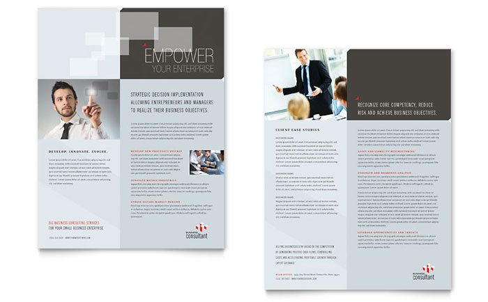 Corporate Business Datasheet Template - Word, Publisher, InDesign, Illustrator, Pages, QuarkXPress, CorelDraw