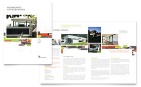 Architectural Design Brochure Template - Word, Publisher, InDesign, Illustrator, Pages, QuarkXPress, CorelDraw