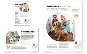 Pet Store Flyer & Ad Template - Word, Publisher, InDesign, Illustrator, Pages, QuarkXPress, CorelDraw
