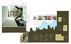 Urban Real Estate Brochure Template - Word, Publisher, InDesign, Illustrator, Pages, QuarkXPress, CorelDraw