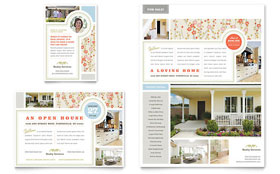 Country House Real Estate Flyer & Ad Template - Word, Publisher, InDesign, Illustrator, Pages, QuarkXPress, CorelDraw