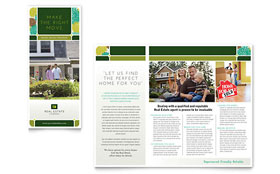 Real Estate Trifold Brochure Template - Word, Publisher, InDesign, Illustrator, Pages, QuarkXPress, CorelDraw
