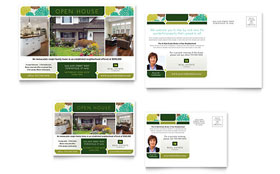 Real Estate Postcard Template - Word, Publisher, InDesign, Illustrator, Pages, QuarkXPress, CorelDraw