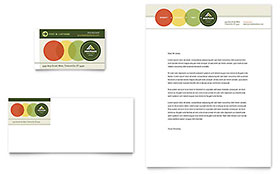 Mortgage Broker Business Card & Letterhead Template - Word, Publisher, InDesign, Illustrator, Pages, QuarkXPress, CorelDraw