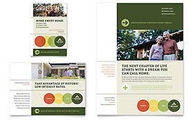 Mortgage Broker Flyer & Ad Template - Word, Publisher, InDesign, Illustrator, Pages, QuarkXPress, CorelDraw