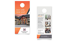 Mountain Real Estate Rack Card Template - Word, Publisher, InDesign, Illustrator, Pages, QuarkXPress, CorelDraw