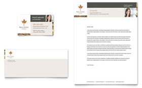 Free Real Estate Business Card & Letterhead Template - Word, Publisher, InDesign, Illustrator, Pages, QuarkXPress, CorelDraw