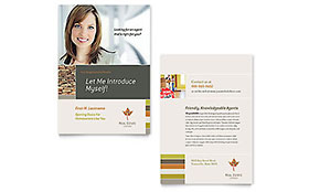 Free Real Estate Announcement Template - Word, Publisher, InDesign, Illustrator, Pages, QuarkXPress, CorelDraw