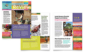 Humanitarian Aid Organization Newsletter Template - Word, Publisher, InDesign, Illustrator, Pages, QuarkXPress, CorelDraw