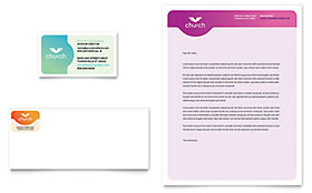 Church Business Card & Letterhead Template - Word, Publisher, InDesign, Illustrator, Pages, QuarkXPress, CorelDraw