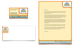 Golf Instructor & Course Business Card & Letterhead Template - Word, Publisher, InDesign, Illustrator, Pages, QuarkXPress, CorelDraw