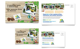 Kids Summer Camp Postcard Template - Word, Publisher, InDesign, Illustrator, Pages, QuarkXPress, CorelDraw
