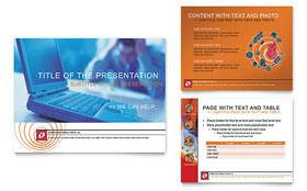 Computer Consulting Presentation Template - PowerPoint