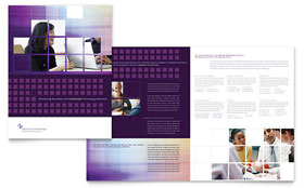 Information Technology Consultants Brochure Template - Word, Publisher, InDesign, Illustrator, Pages, QuarkXPress, CorelDraw