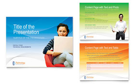 Computer & IT Services Presentation Template - PowerPoint