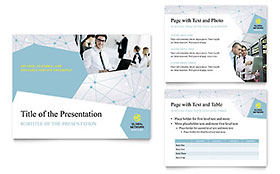 Global Network Services Presentation Template - PowerPoint