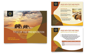 African Safari Presentation Template - PowerPoint