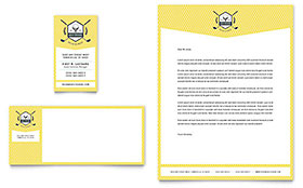 Golf Resort Business Card & Letterhead Template - Word, Publisher, InDesign, Illustrator, Pages, QuarkXPress, CorelDraw