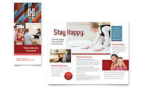 Hotel Trifold Brochure Template - Word, Publisher, InDesign, Illustrator, Pages, QuarkXPress, CorelDraw