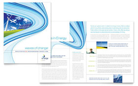 Renewable Energy Consulting Brochure Template - Word, Publisher, InDesign, Illustrator, Pages, QuarkXPress, CorelDraw