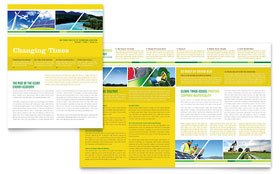 Environmental Conservation Newsletter Template - Word, Publisher, InDesign, Illustrator, Pages, QuarkXPress, CorelDraw