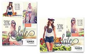 Casual Clothing Sale Poster Template - Word, Publisher, InDesign, Illustrator, Pages, QuarkXPress, CorelDraw