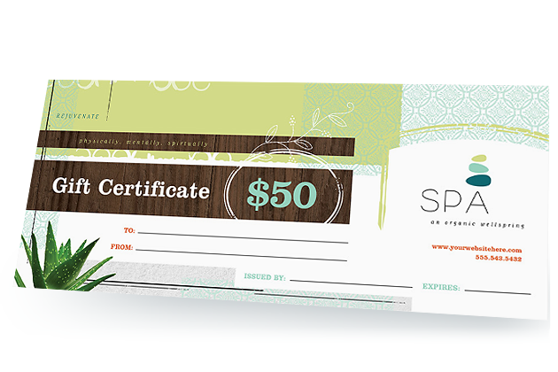 Gift Certificate Templates Designs