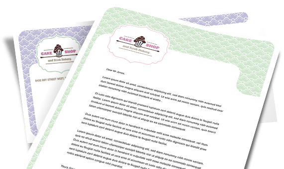 Letterhead Template Publisher Word InDesign Illustrator Pages