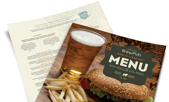 Menu Templates Designs